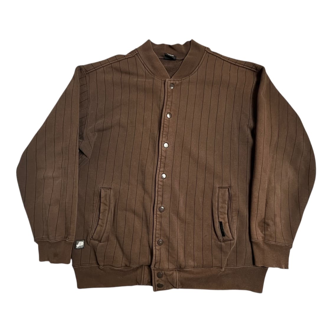 파워 투 더 피플 스트라이프 스웻 봄버 자켓 상품이미지1