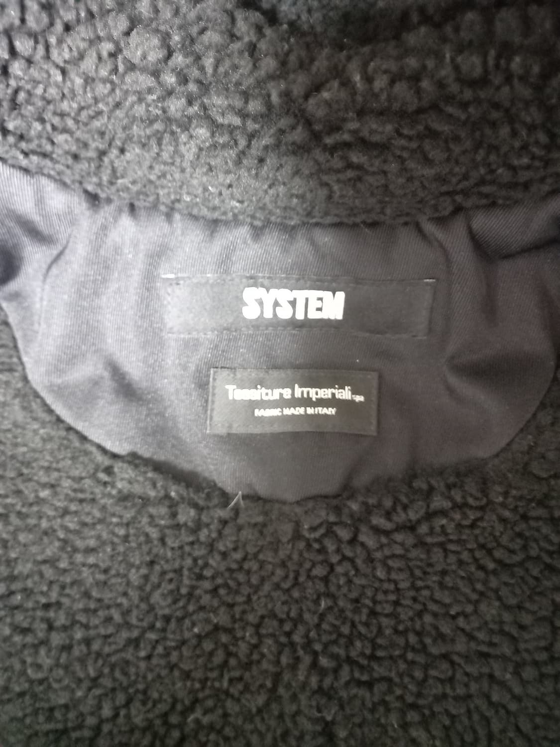 시스템옴므 양가죽 배색 라쿤 퍼 파카 상품이미지7