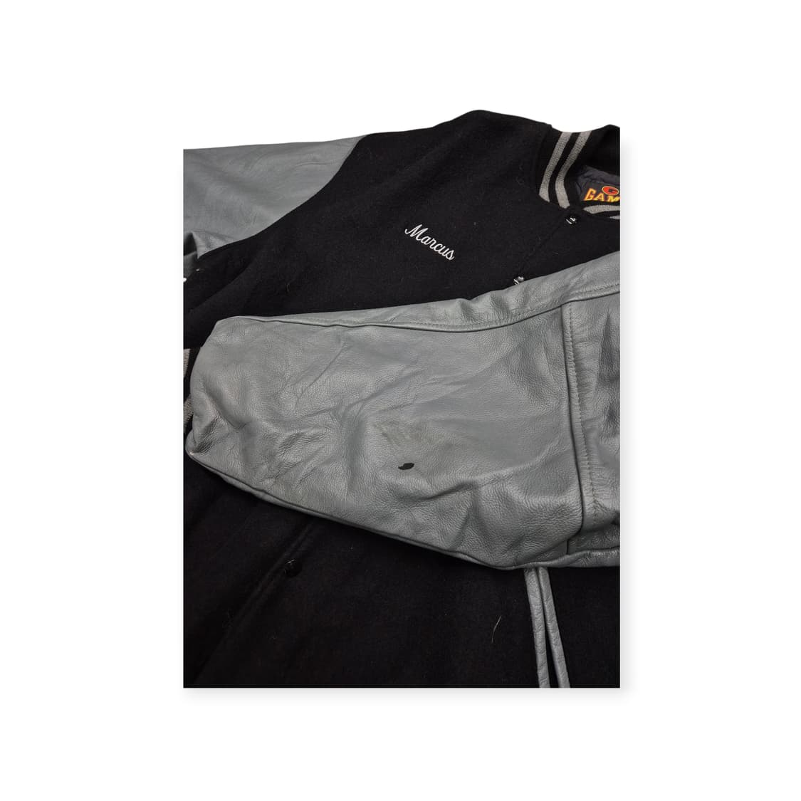 빈티지 바시티 스타디움 자켓 빅사이즈 상품이미지5