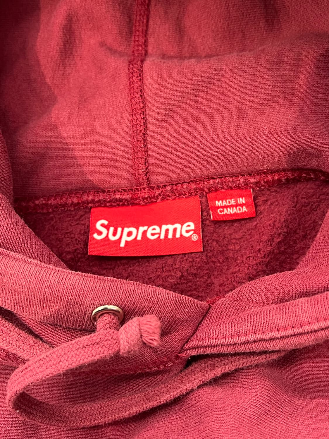 슈프림 16fw 크레스트 버건디 스웨트 후디 상품이미지7