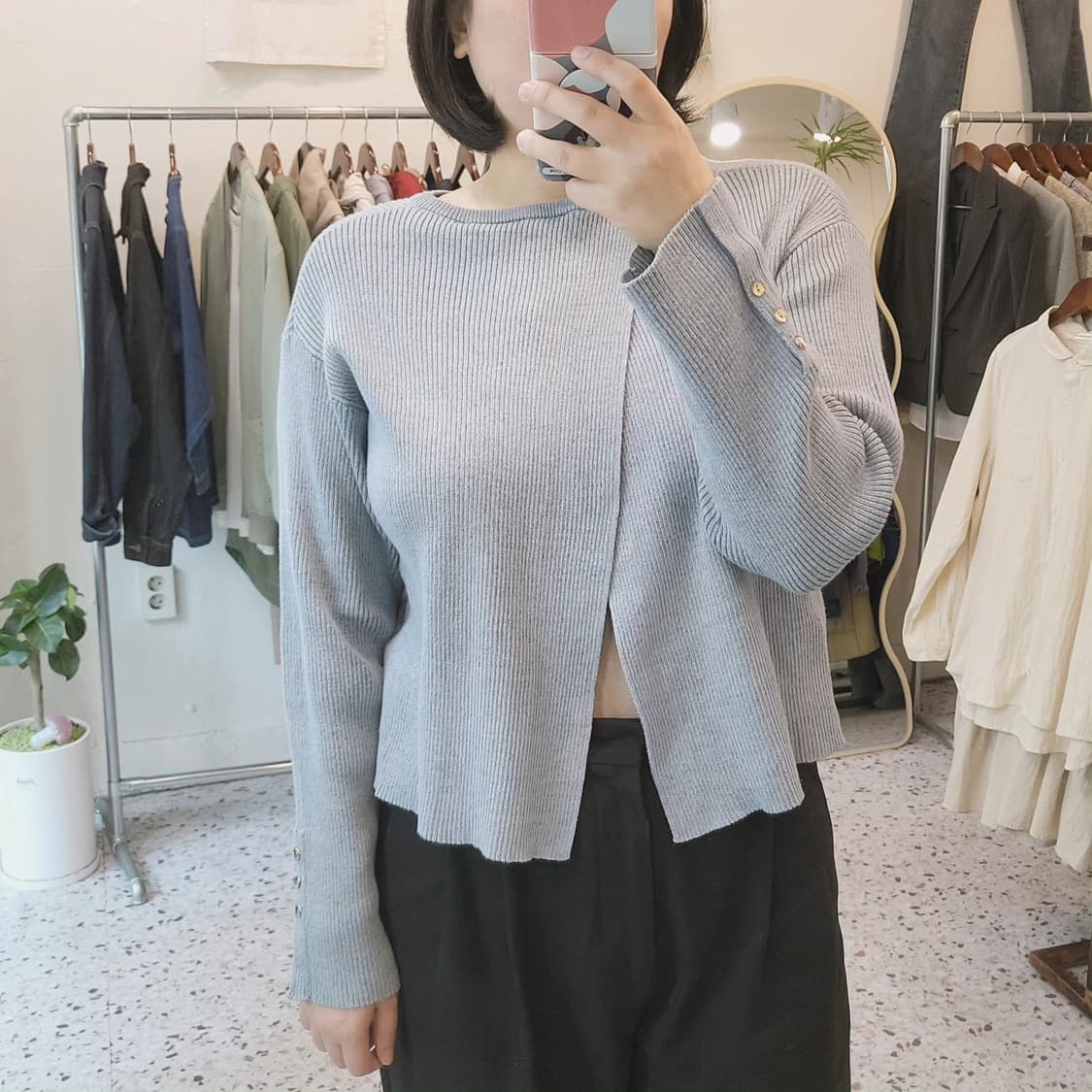 NANDuniverse 절개라인 골지티 상품이미지10