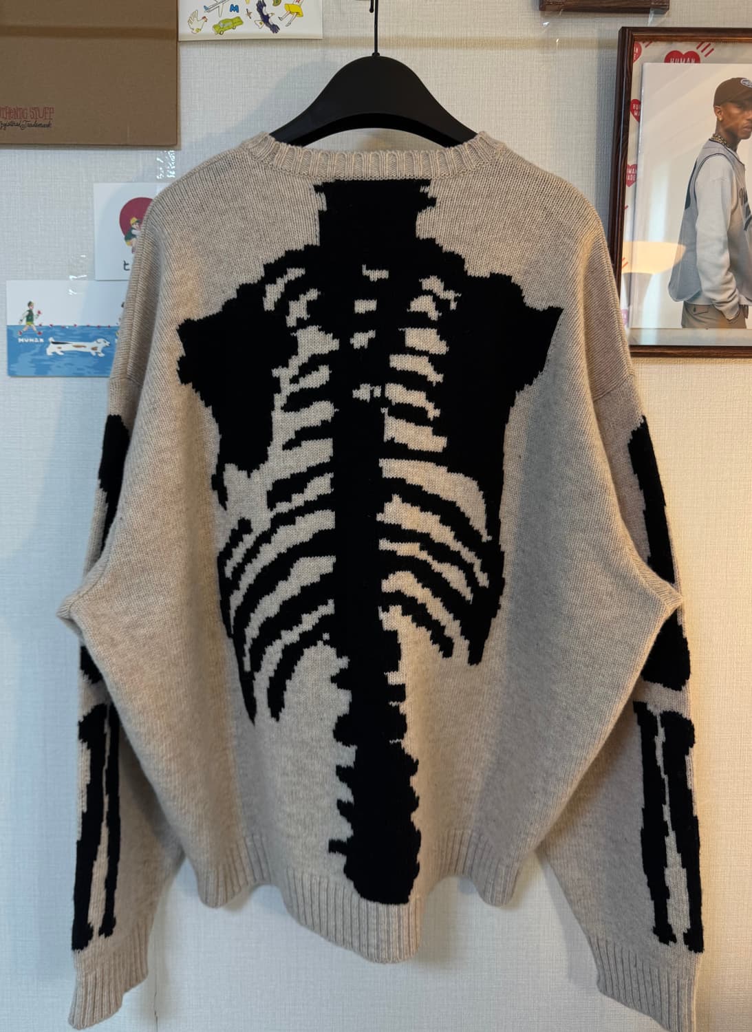 [3] 캐피탈 5G 울 본 크루넥 스웨터 키나리 상품이미지1