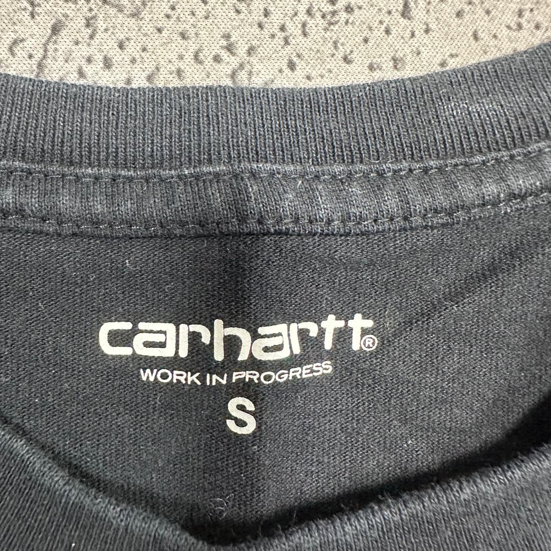 ✨ (바배) 칼하트 블랙 반팔티  상품이미지5