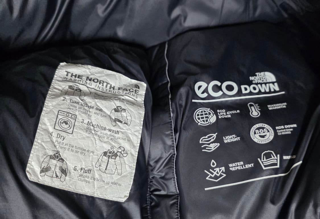 노스페이스 눕시 패딩 XL(105) 사이즈, 헤더 그레이색상 상품이미지8