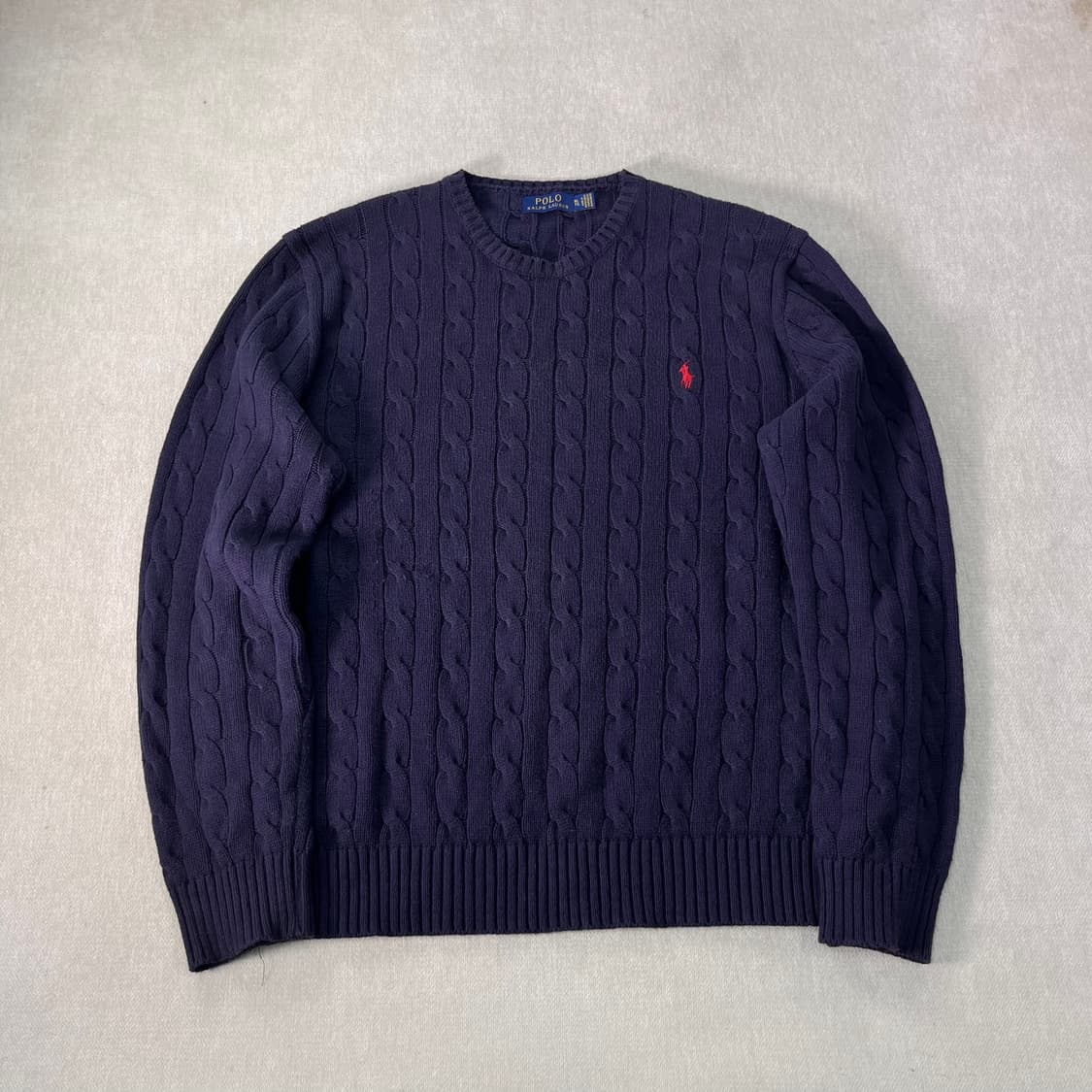 105 폴로랄프로렌 꽈배기 네이비 니트 상품이미지1