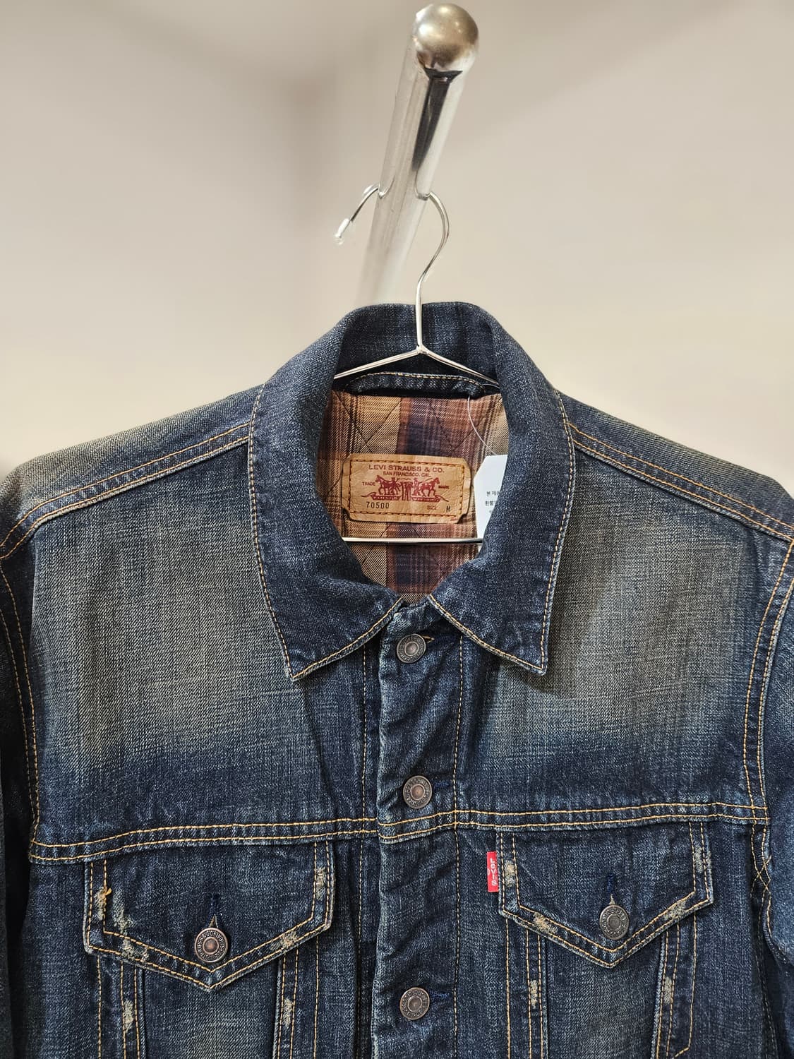 리바이스 데미지 워싱 데님 트러커 자켓 상품이미지3