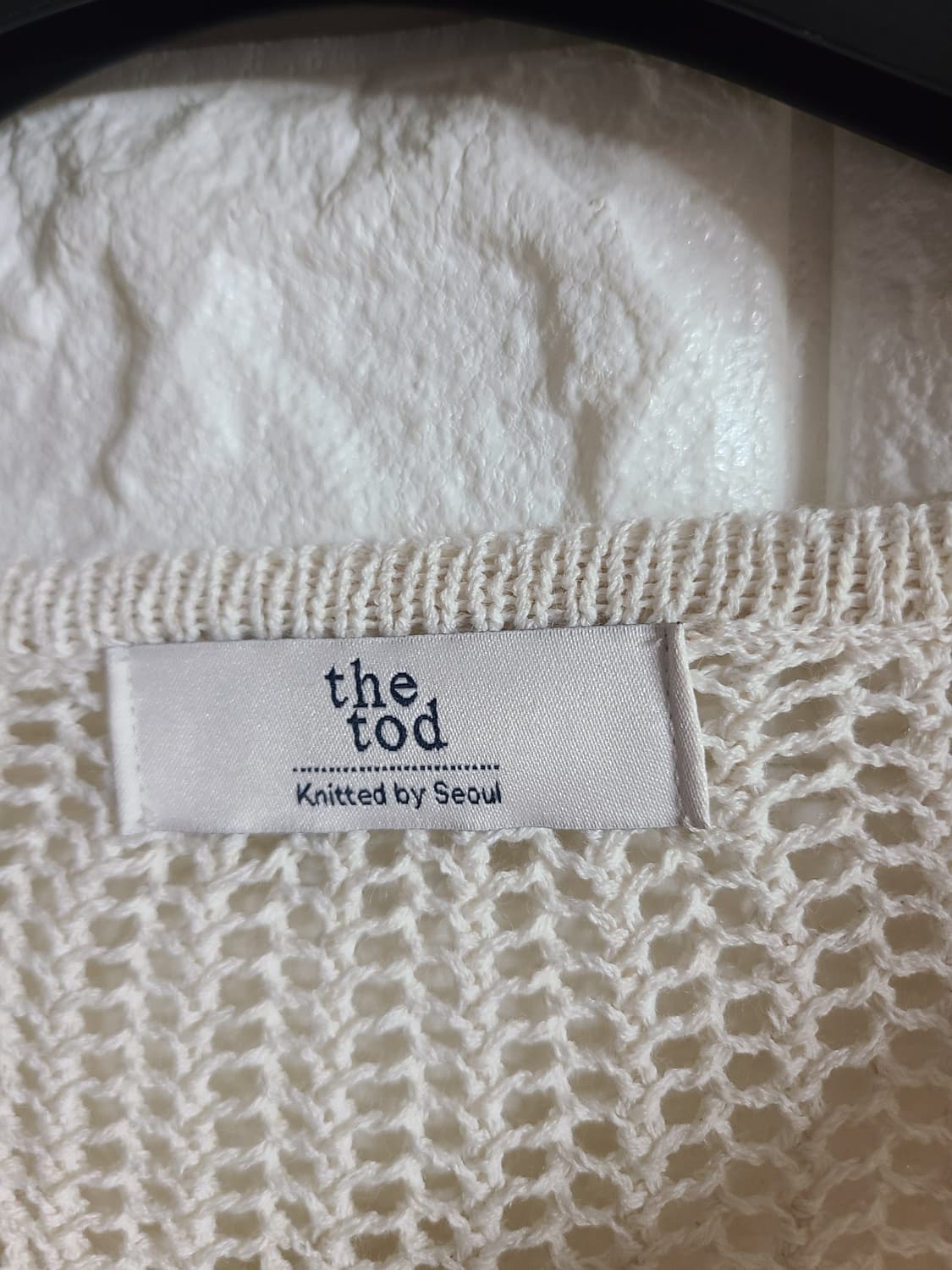 the tod 니트 린넨혼방 가디건 상품이미지3