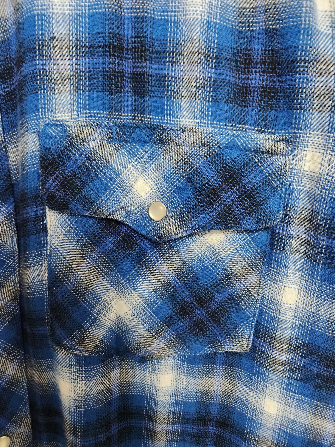 랭글러Wrangler 웨스턴 플란넬 셔츠 L - S74 상품이미지6