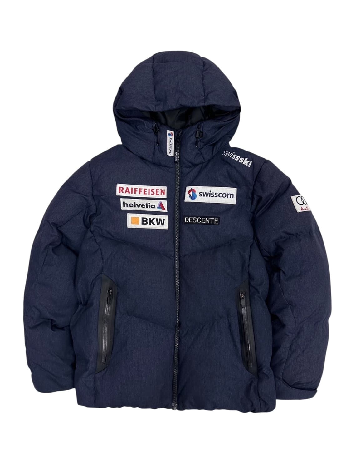 데상트 스키팀 덕다운 패딩 네이비 (L) 상품이미지1