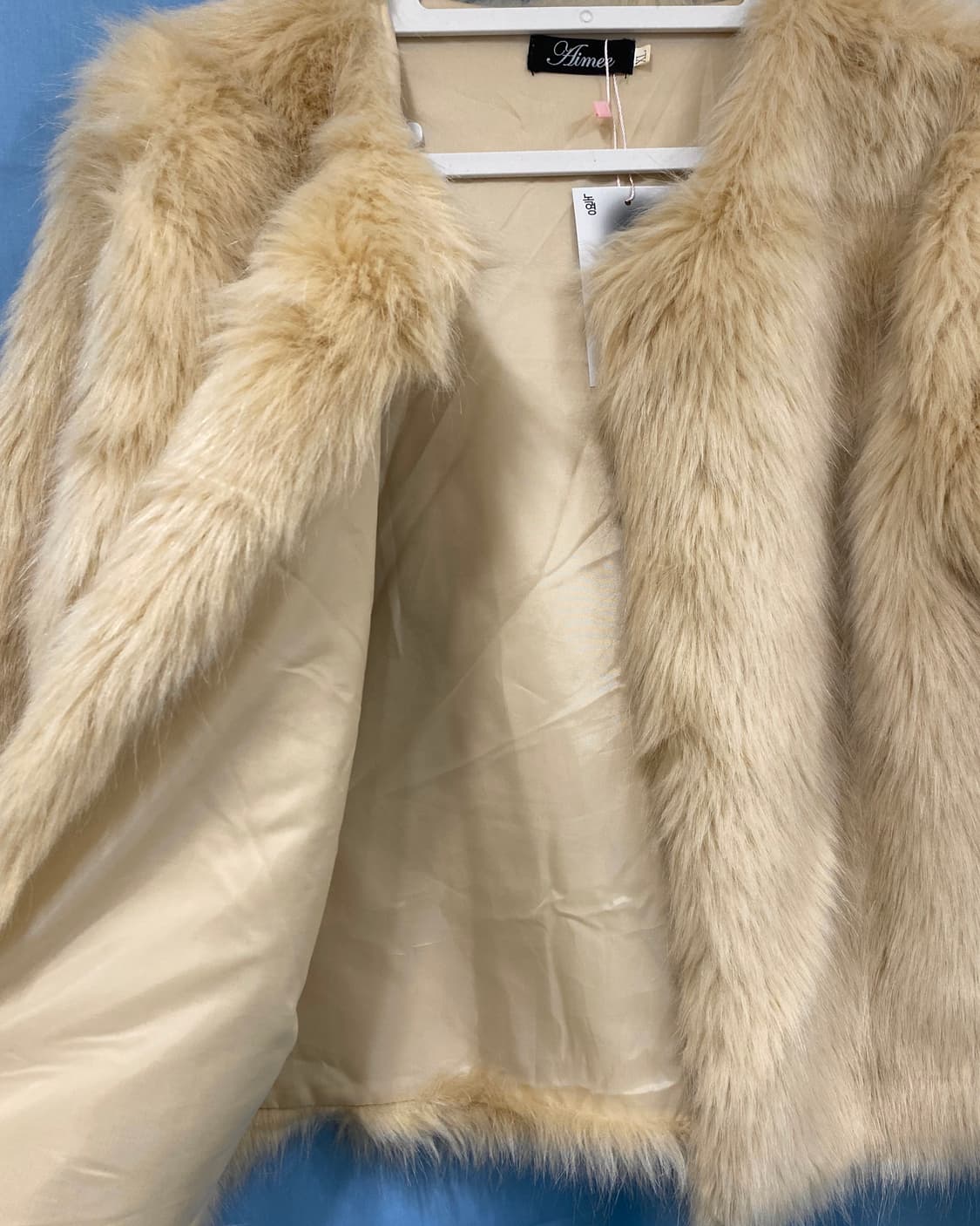 소프트 베이지 퍼 자켓🧸 상품이미지4