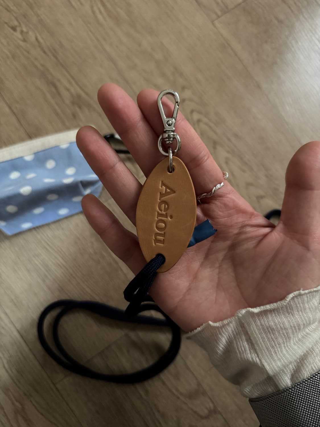 아에이오우 aeiou nylon strap L + 도트 파우치 S 상품이미지4