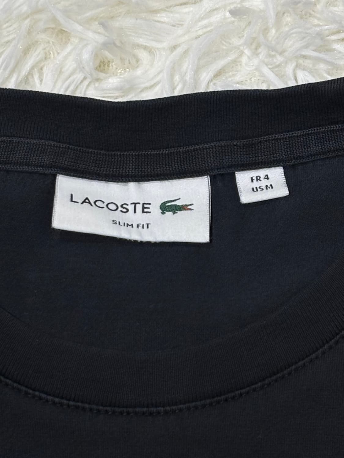 라코스테 블랙 빅로고 반팔 상품이미지6