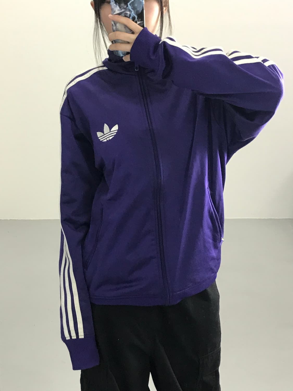  아디다스 퍼플 파이어버드 져지 상품이미지3