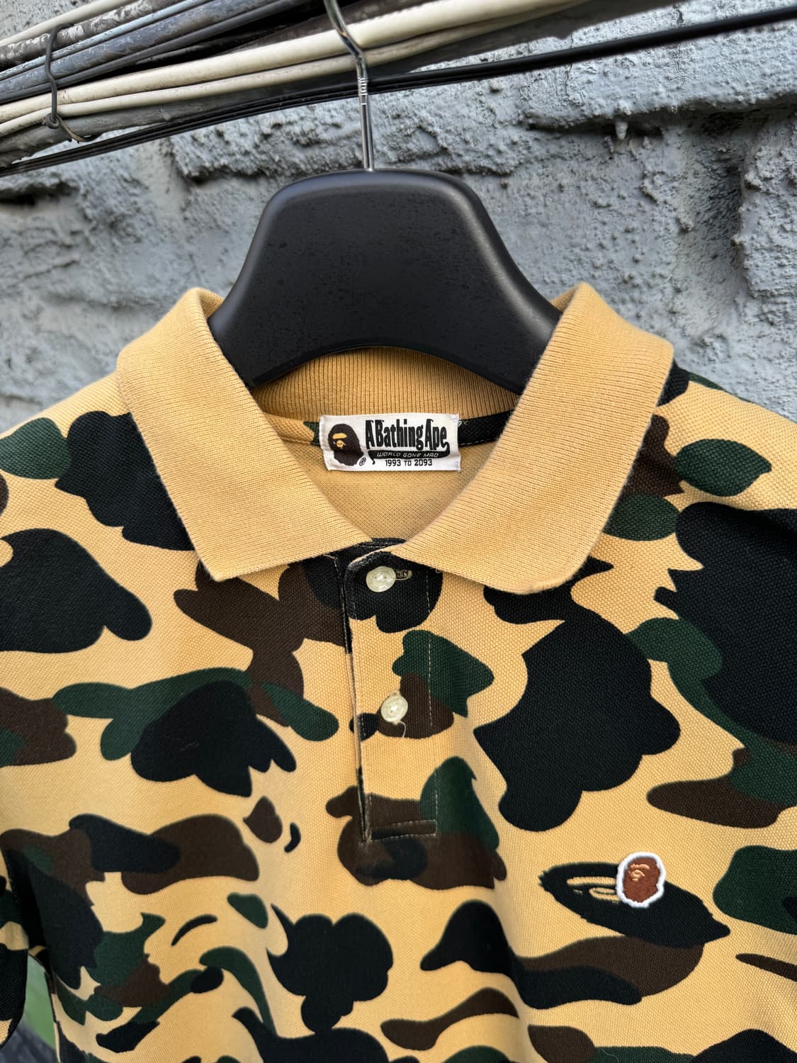 BAPE 베이프 황계 반팔 카라티(L) 상품이미지2