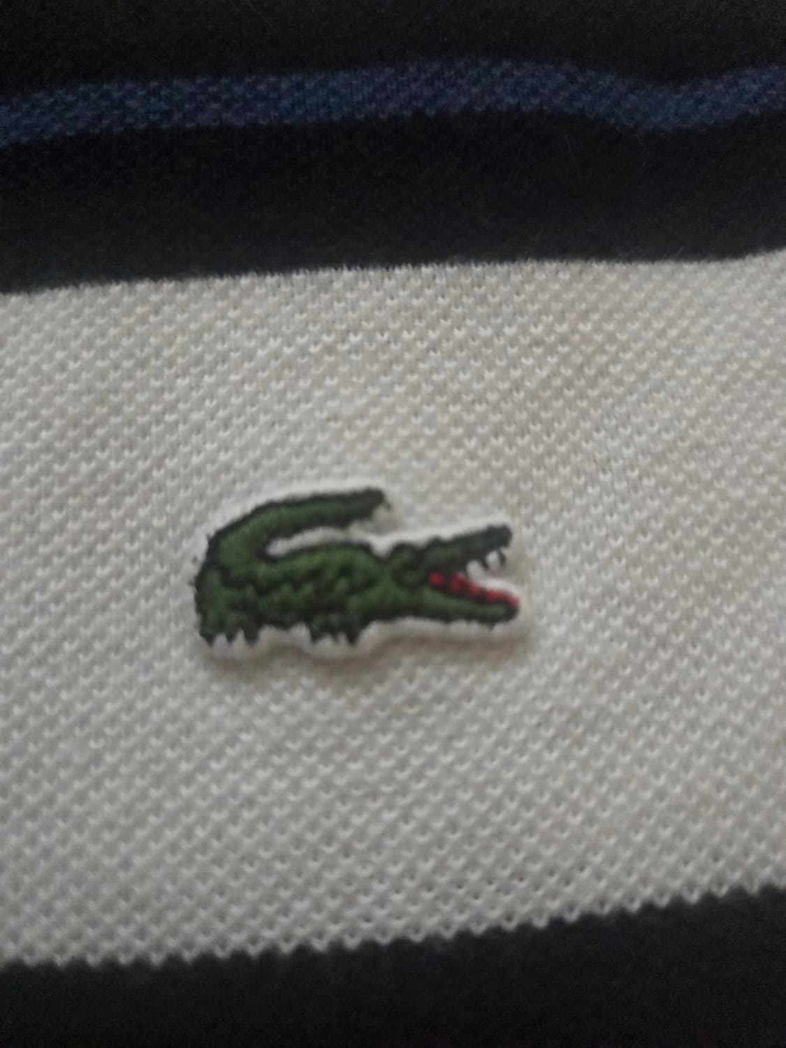 택포)라코스테 컬러 스트라이프  카라 반팔티  상품이미지4