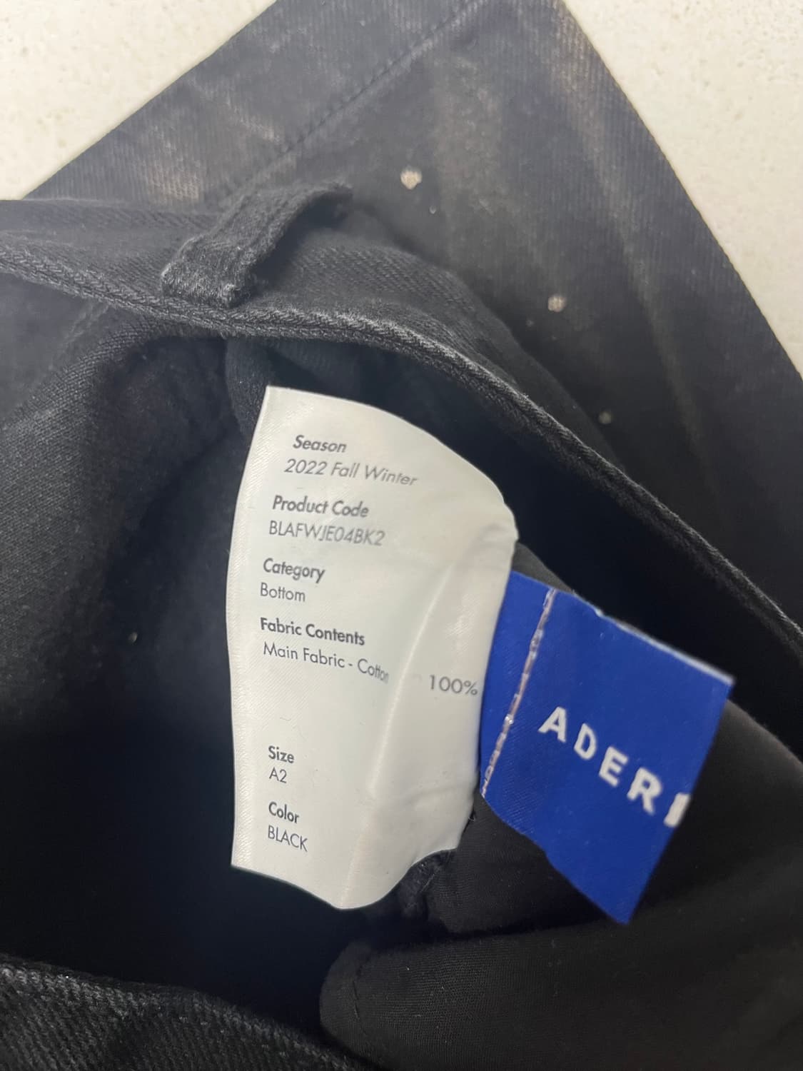 아더에러 Injured jeans Noir 상품이미지8