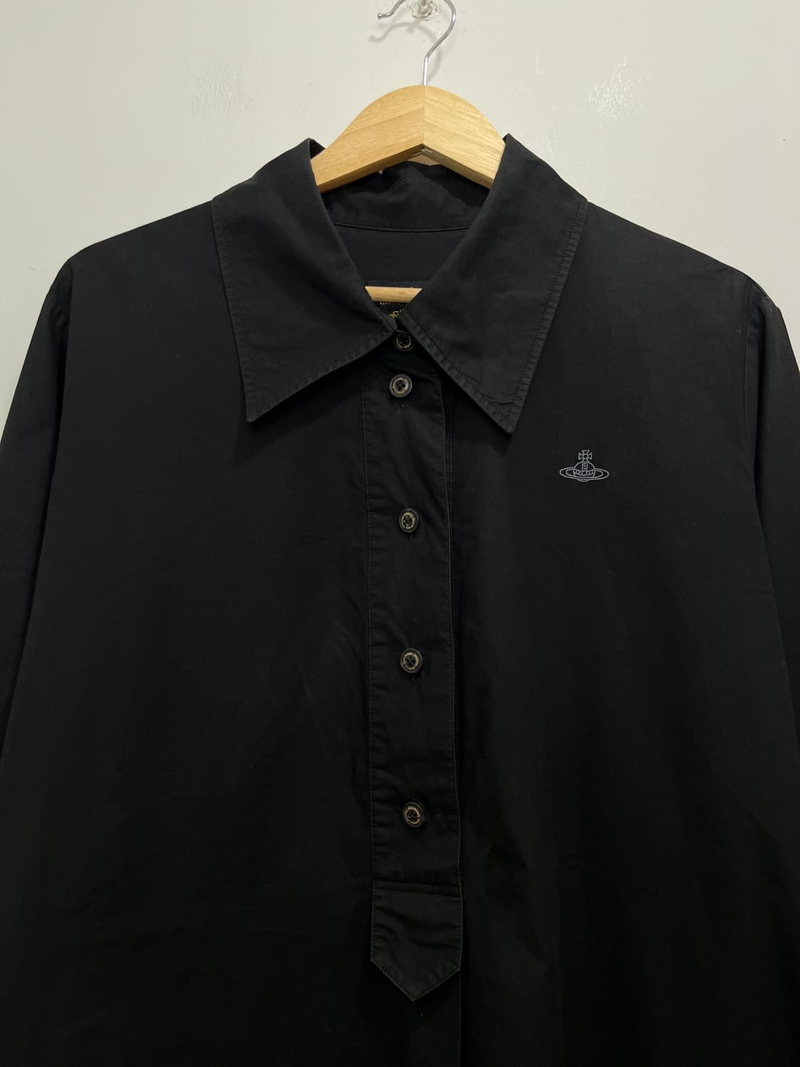 Vivienne Westwood ANGLOMANIA 코튼 롱 셔츠 원피스 상품이미지5