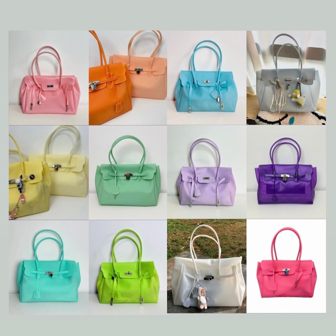 젤리퍼킨백 젤리백 젤리버킨 kiikii jelly bag 상품이미지1