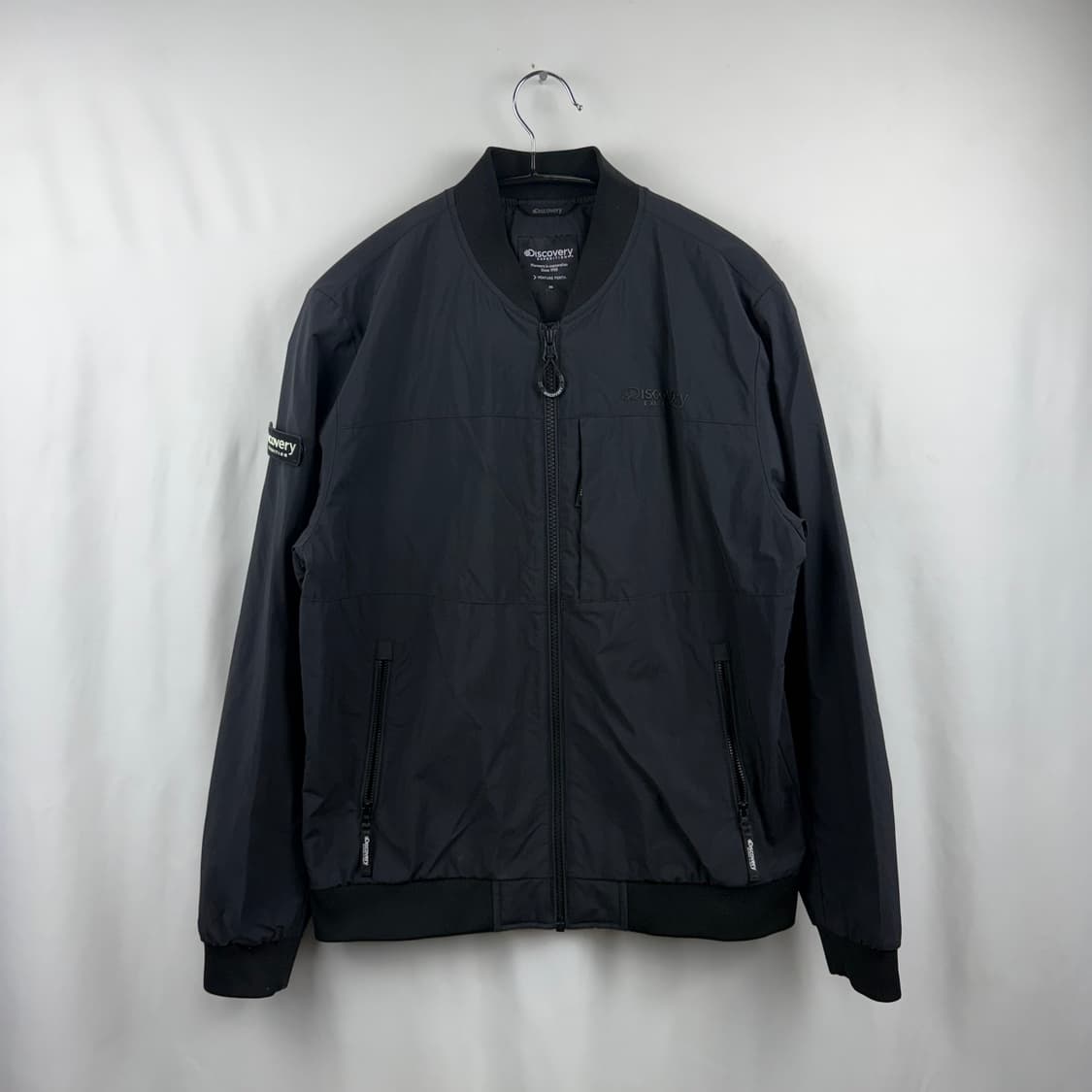 (90) 디스커버리 나일론 블루종 자켓 블랙 상품이미지2