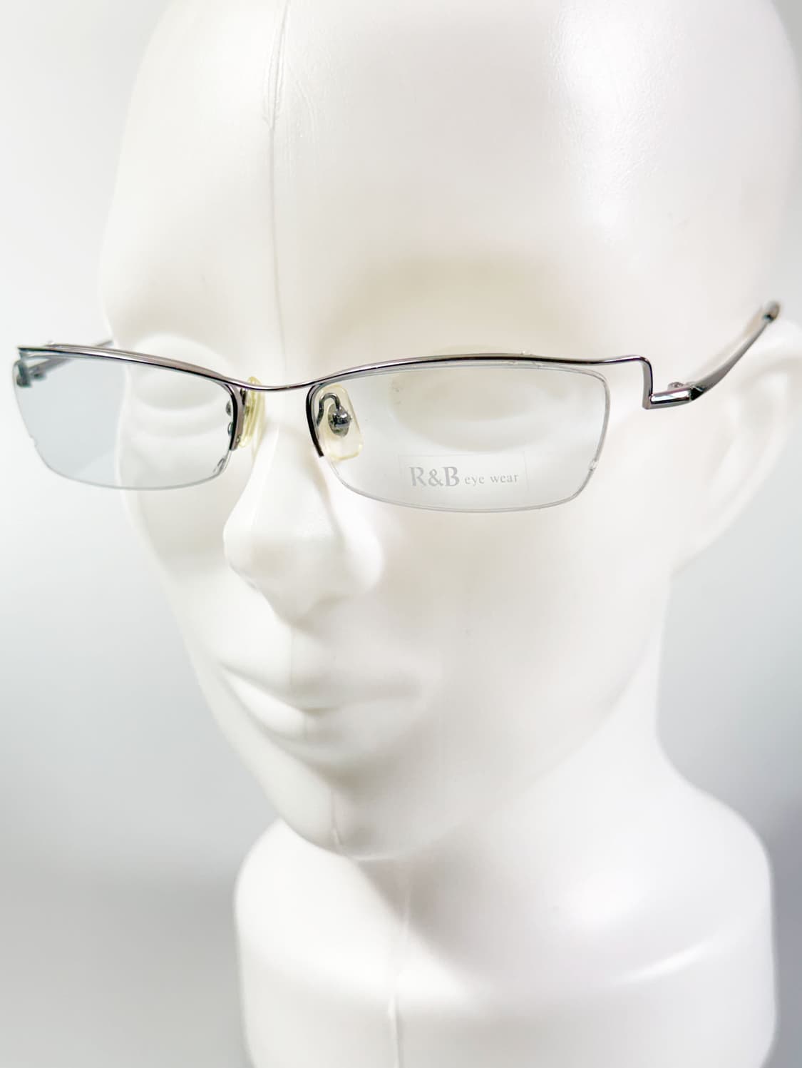 R&B EYEWEAR 반무테 스퀘어 메탈 빈티지 안경 상품이미지8