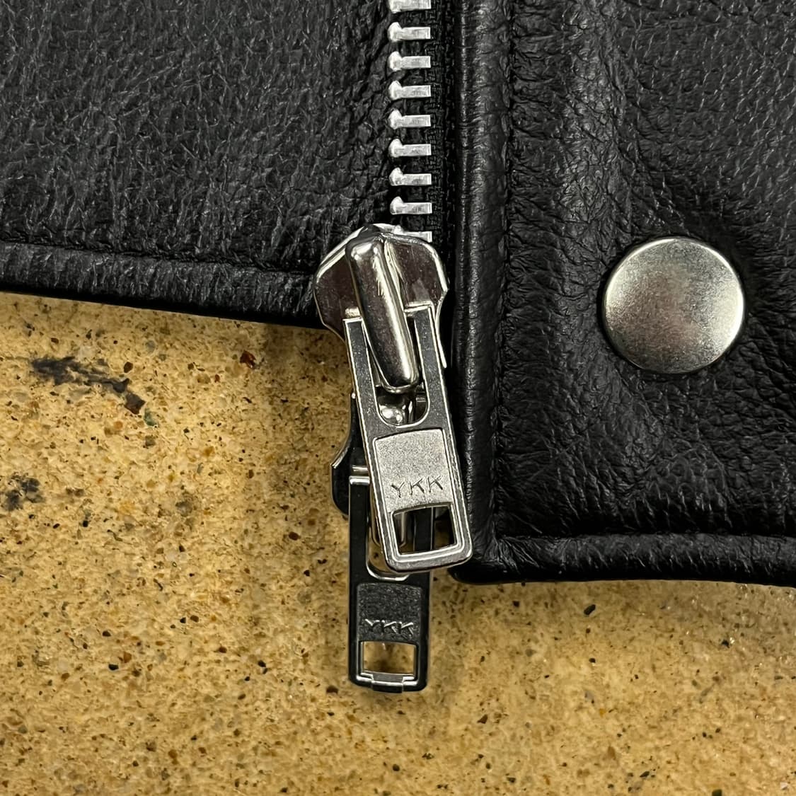 [정품/M] LOFI 로파이 소가죽 블랙 레더 자켓 b8 상품이미지7