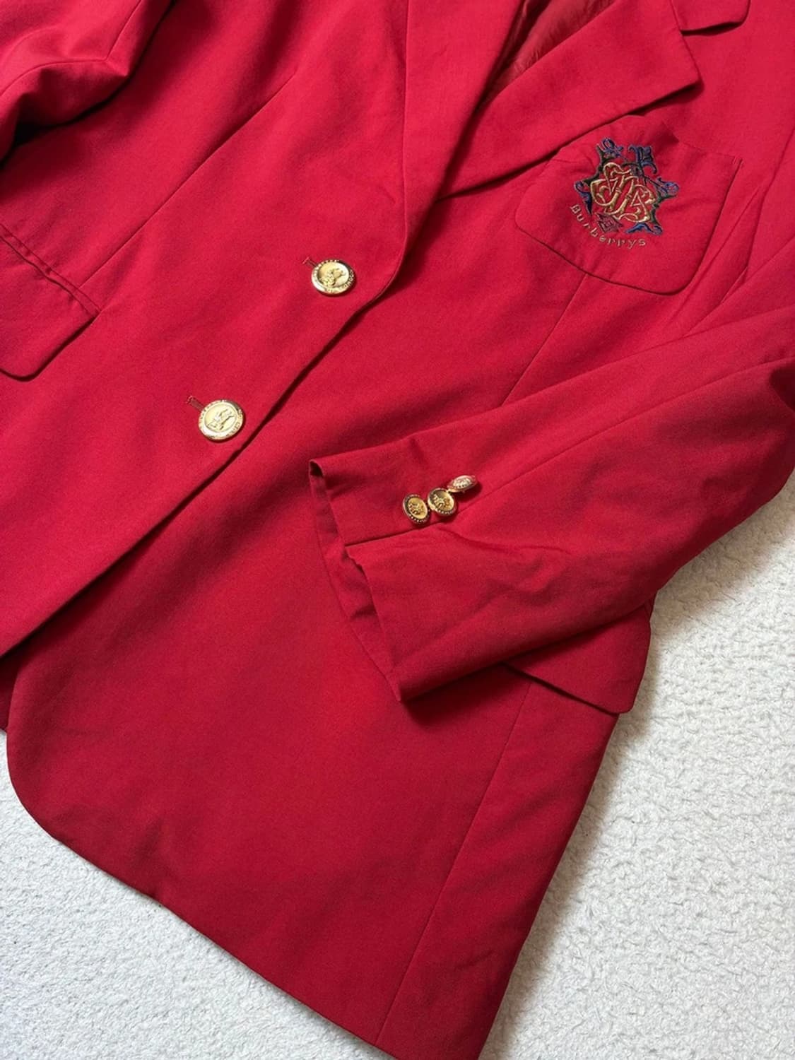 버버리 80's 태즈메이니아 울 블레이저 PN7563 상품이미지4