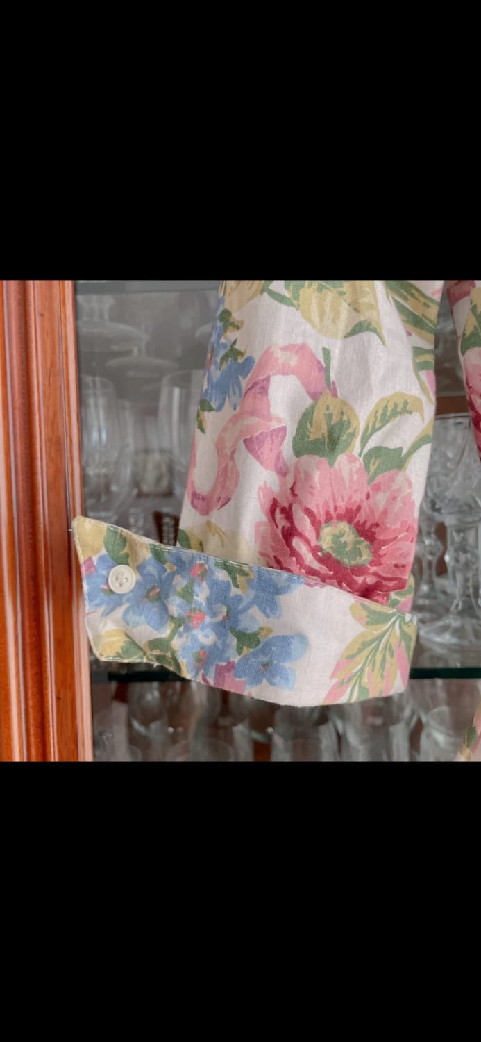 초레어 80년대 빈티지 꽃무늬 드레스 상품이미지5