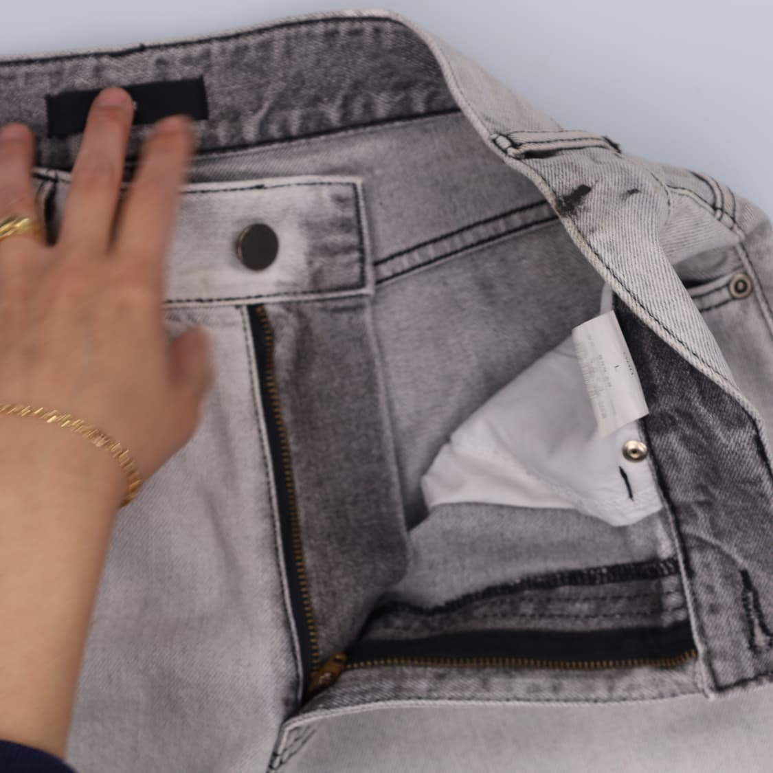 L 오르 와이드 데님팬츠 청바지 0325H1 상품이미지5