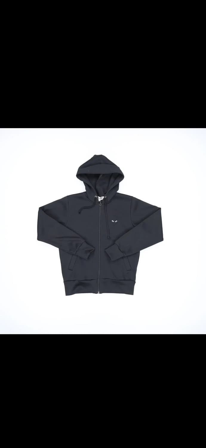 꼼데가르송 여성 빅블랙하트 후드집업 0107H1 상품이미지1