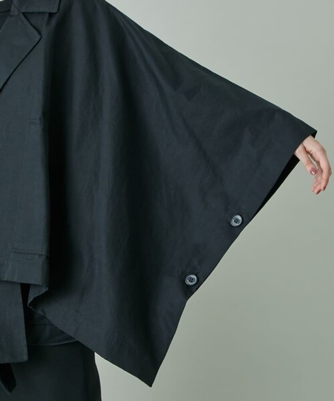 리토 스트럭쳐 트렌치 케이프 상품이미지4