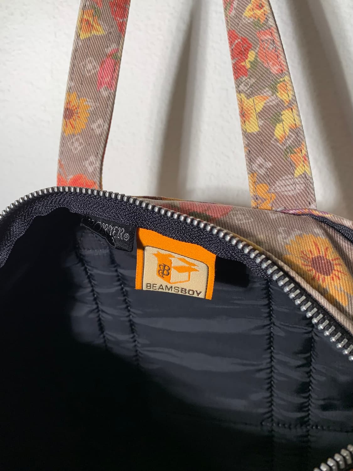 포터 빔즈보이 플라워 패턴 토트백 상품이미지6