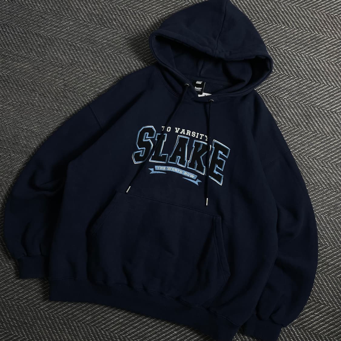 TWN 슬레이크 올드스쿨 네이비 후드 티셔츠 y 4256 상품이미지1