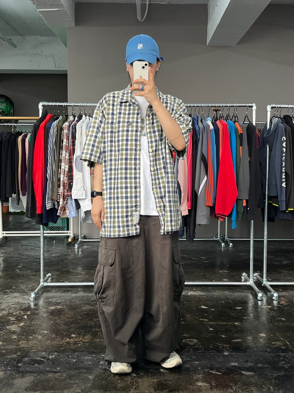 QUIKSILVER 체크 반팔 셔츠 상품이미지3