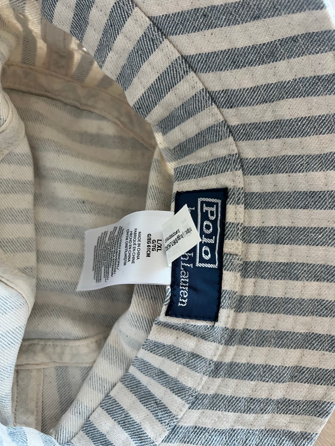 폴로랄프로렌 스트라이프 버킷햇  상품이미지4