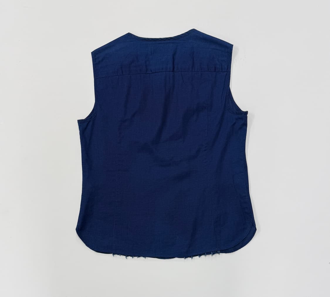 Blue blue japan indigo sleeveless 상품이미지3