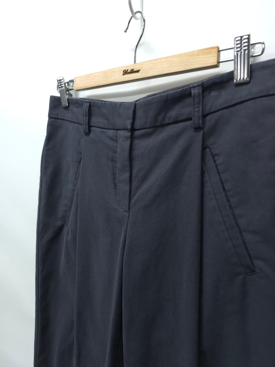 띠어리 여성 슬림 테이퍼드핏 코튼팬츠 (25~26사이즈) 상품이미지3