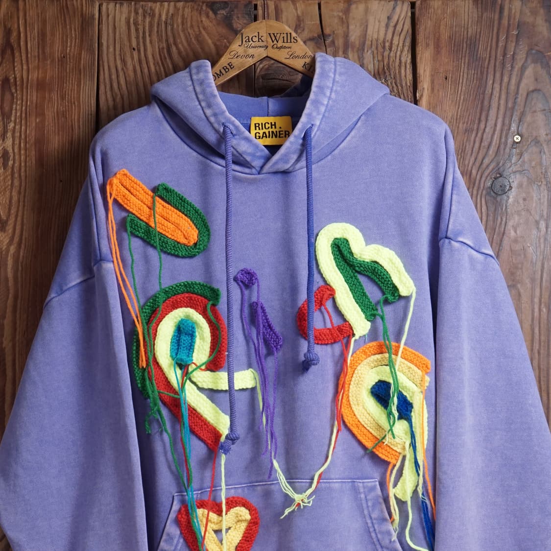 Richgainer 워시드 엠브로이더리 후드 상품이미지4