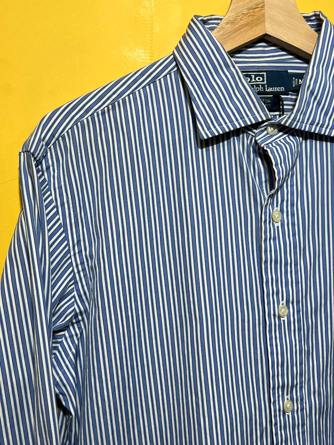 M [100] 폴로 랄프로렌 커스텀핏 스트라이프 셔츠 상품이미지3