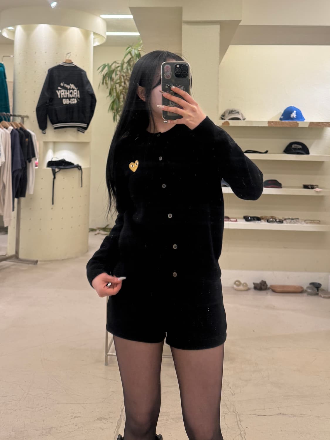 꼼데가르송 플레이 하트 로고 가디건  상품이미지1