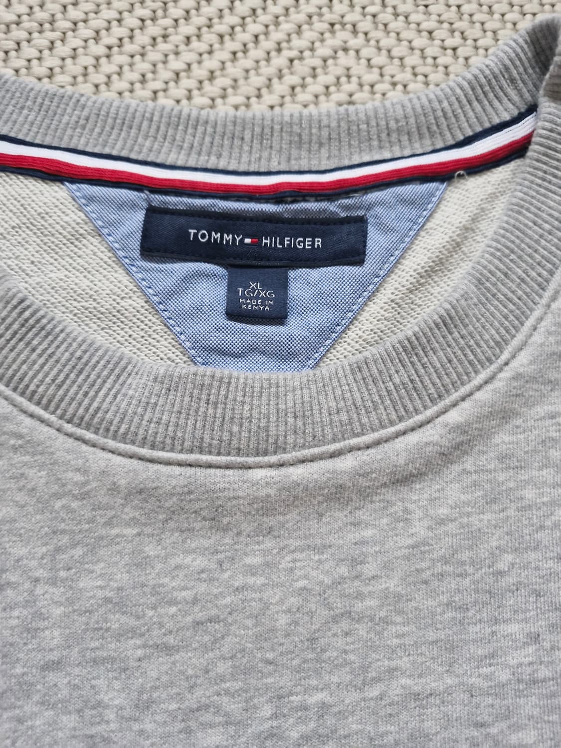 타미힐피거 솔리드 테리 스웻셔츠 맨투맨 새상품 상품이미지4