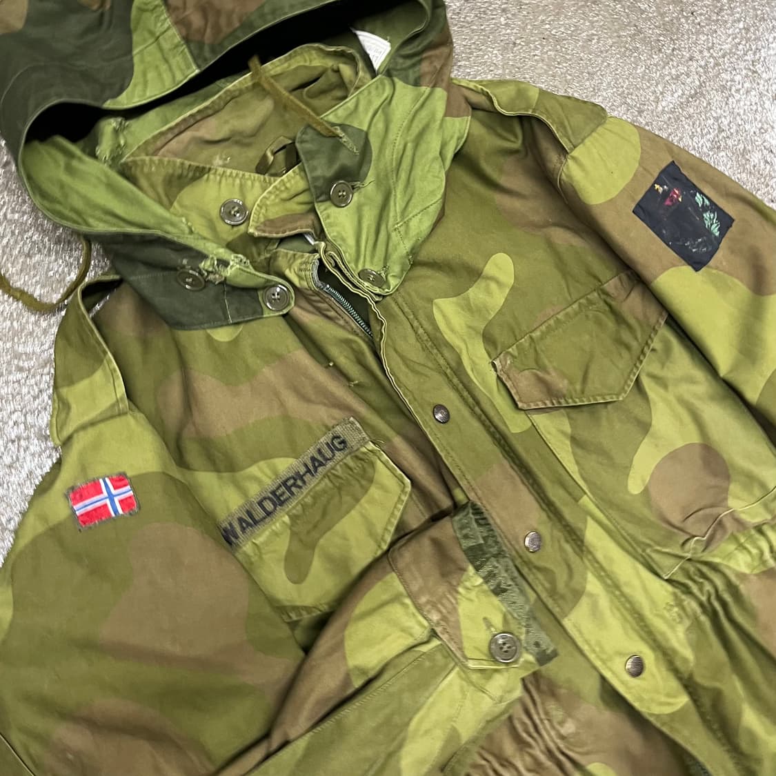 80s 노르웨이군 M-76 필드 자켓 (105-110) 상품이미지7