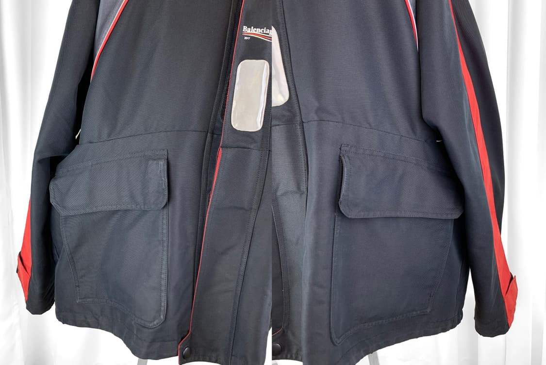 발렌시아가 웨이브로고 쉘파카 브레드 46 상품이미지4