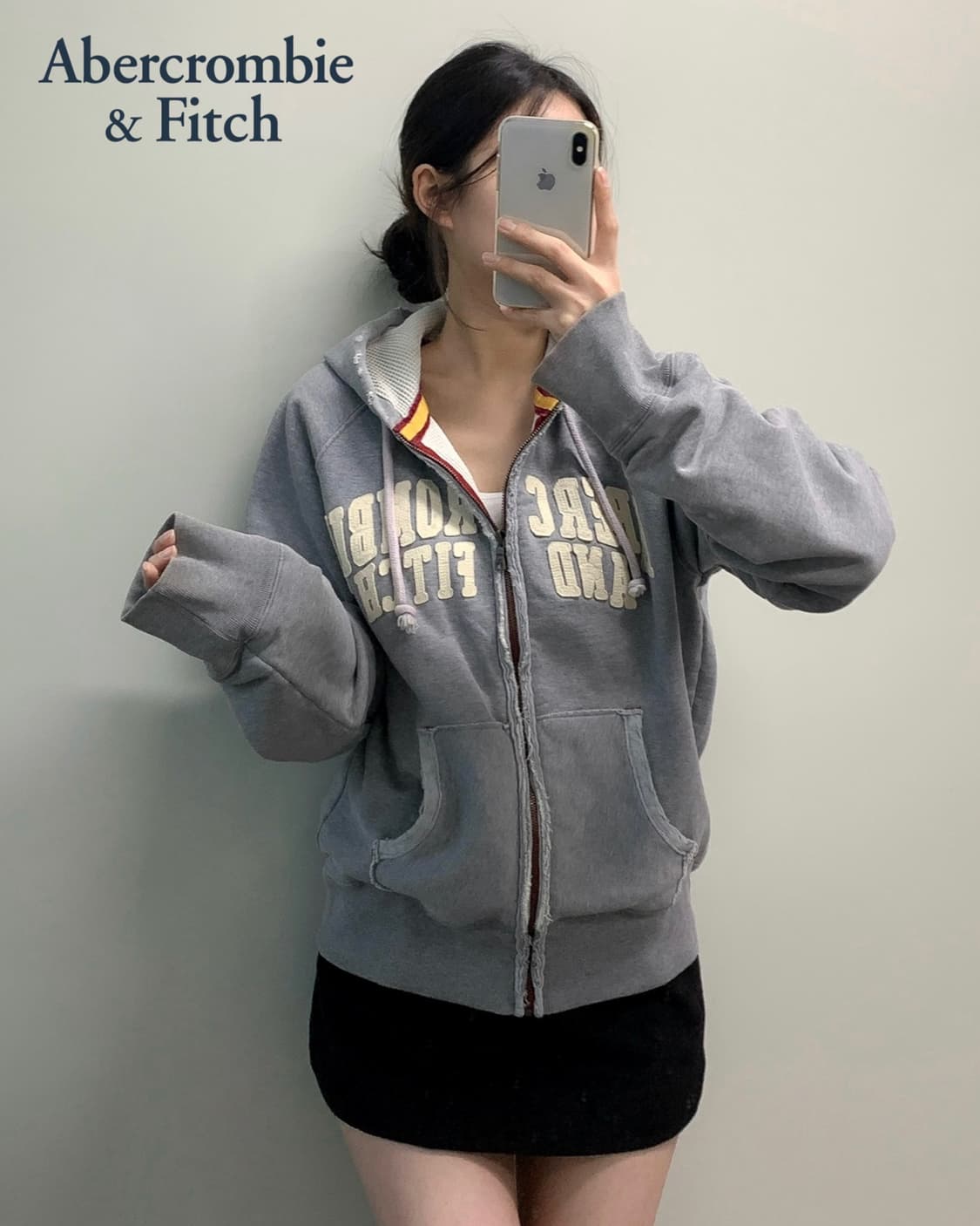 아베크롬비 써멀 후드집업 상품이미지2