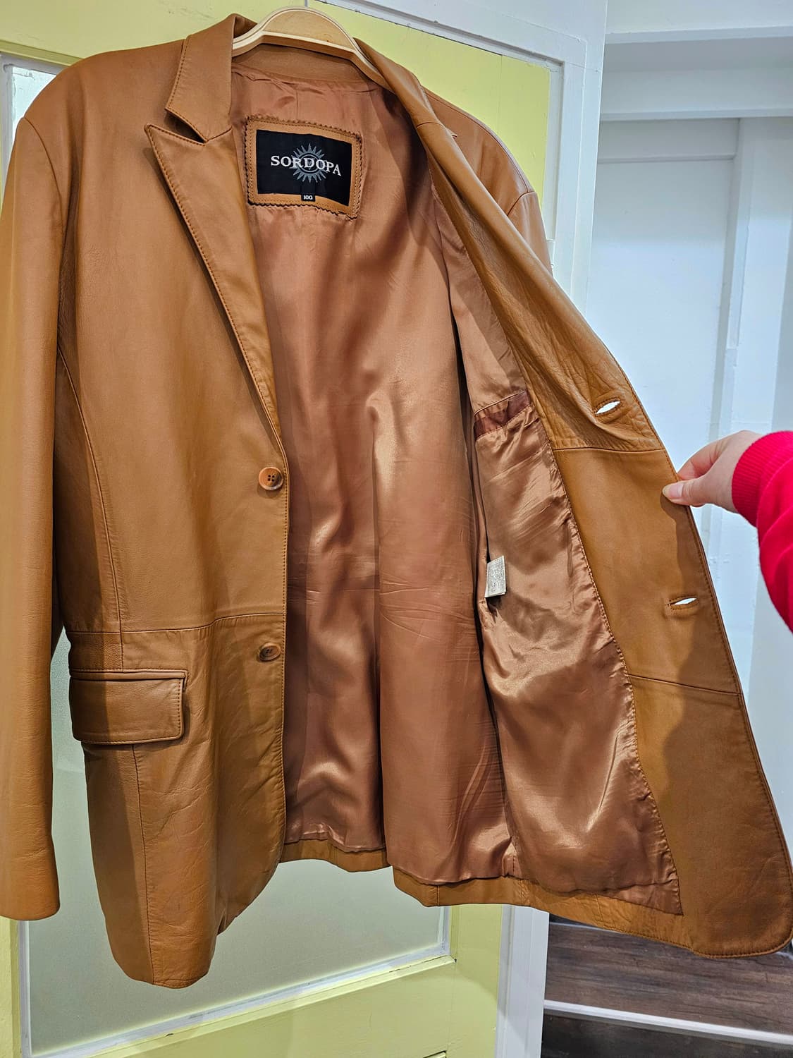 Sordopa 카멜 램스킨 자켓 상품이미지6