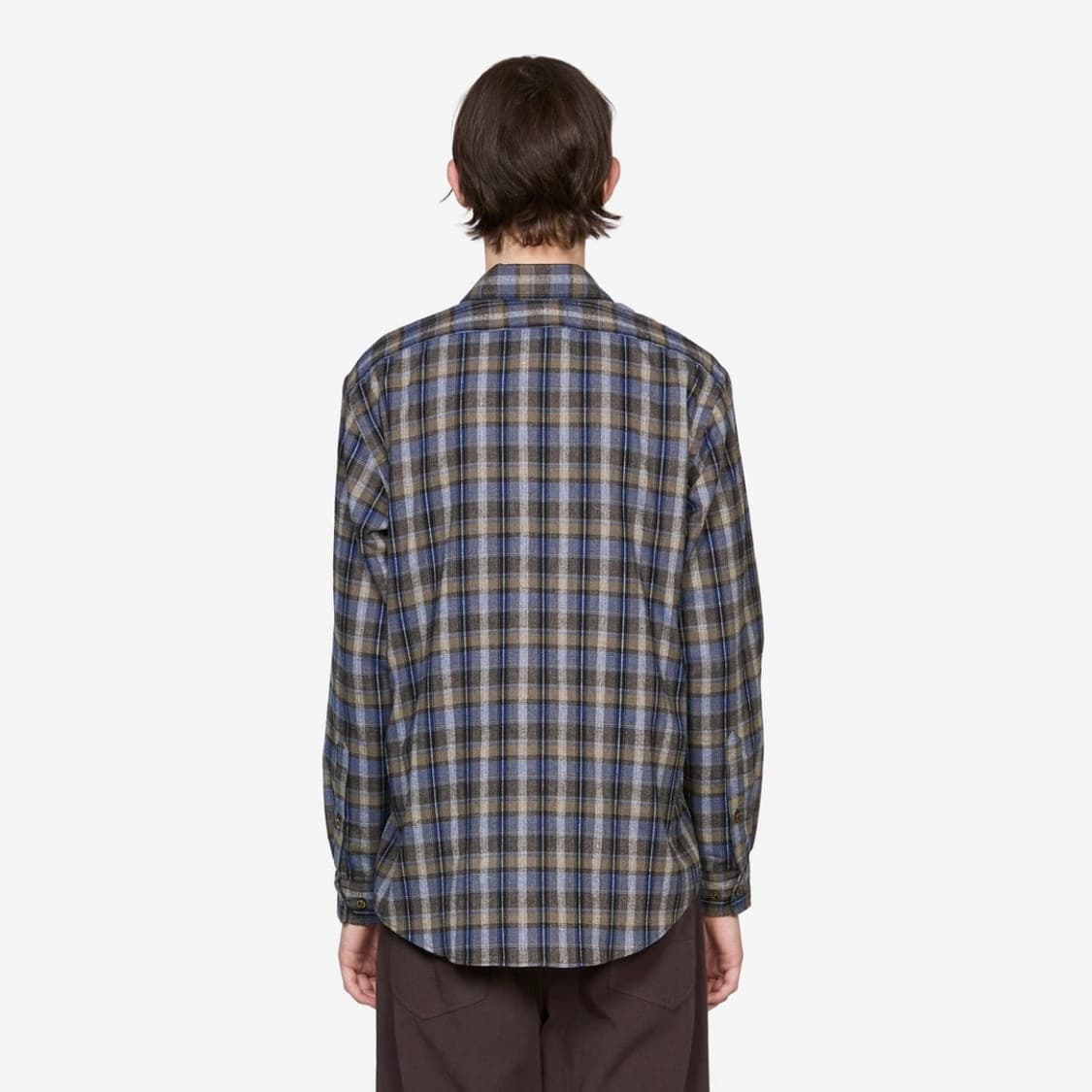 [M,L,XL]이알엘 ERL 26ss 체크 셔츠/그레이 상품이미지8