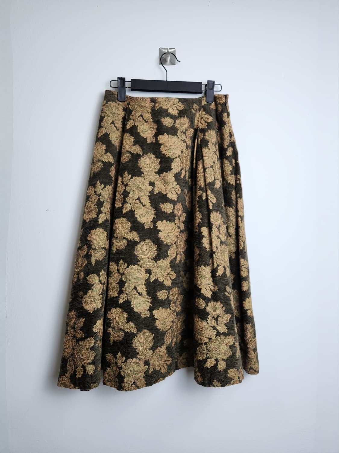 플로럴 핀턱 롱 스커트 상품이미지6