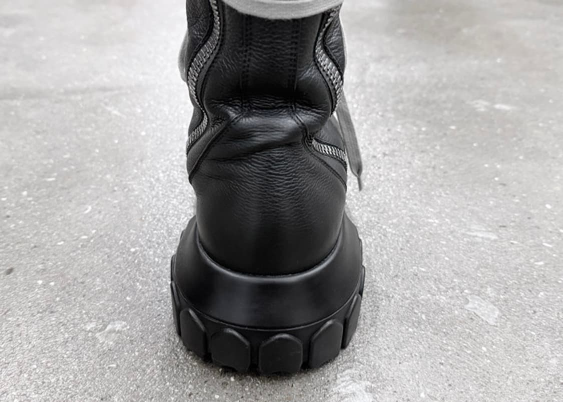 릭오웬스 보조 레이스업 트랙터 부츠 상품이미지7