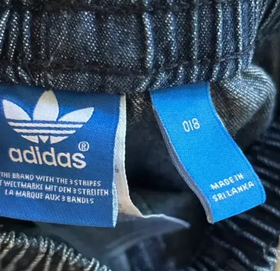 아디다스 데님 로고 팬츠 키즈 kids 75 상품이미지3