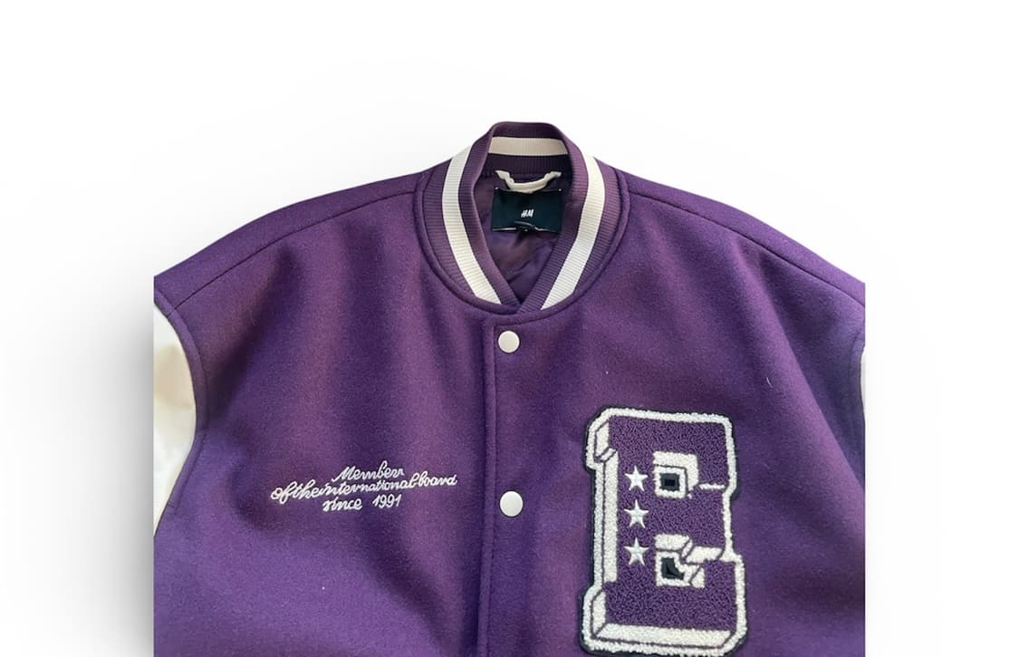 H&M 베이스볼 바시티 자켓 상품이미지2