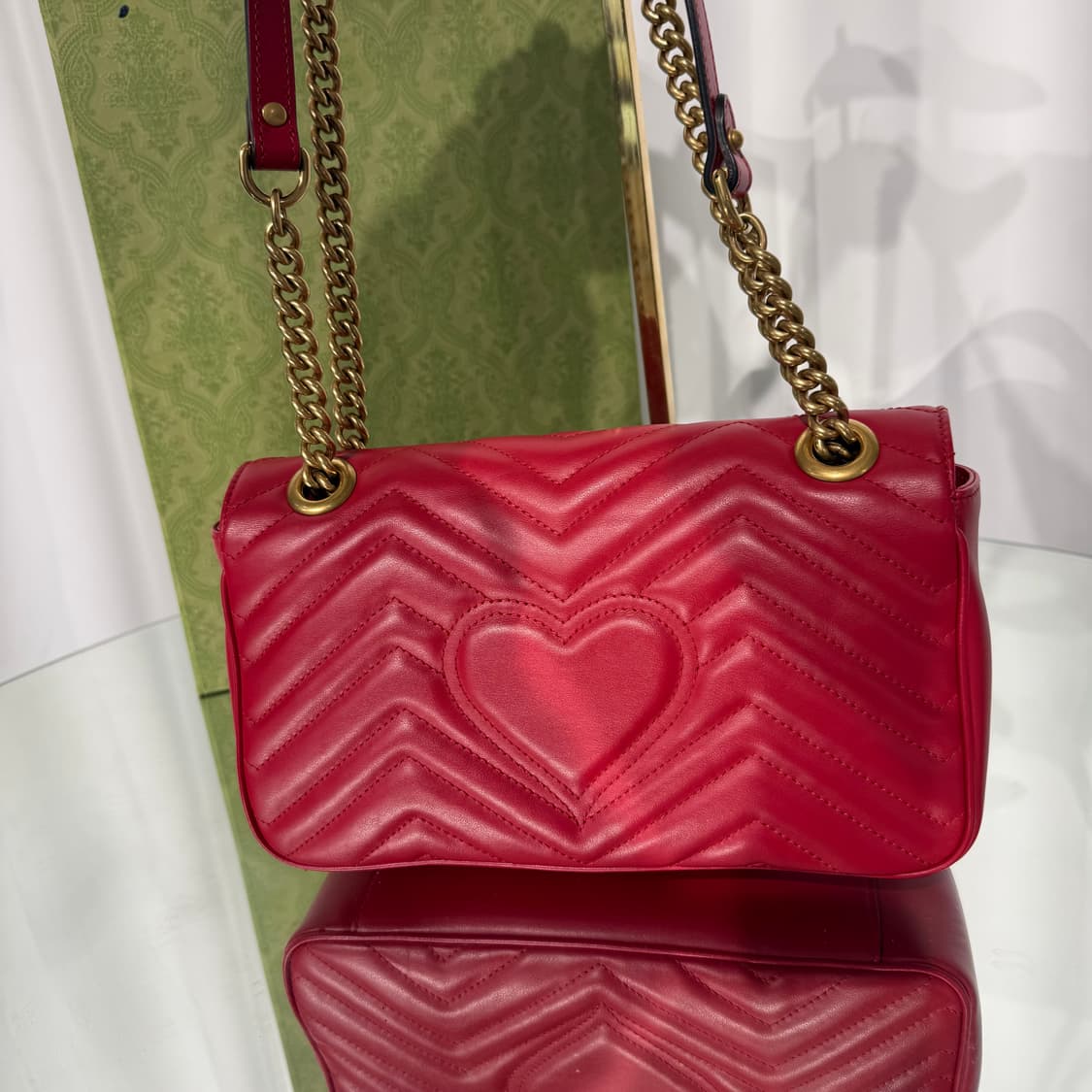 구찌 마몬트 마틀라세 미디움 숄더백 상품이미지5